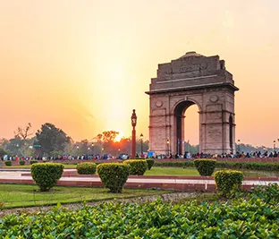  India Gate monument in New Delhi