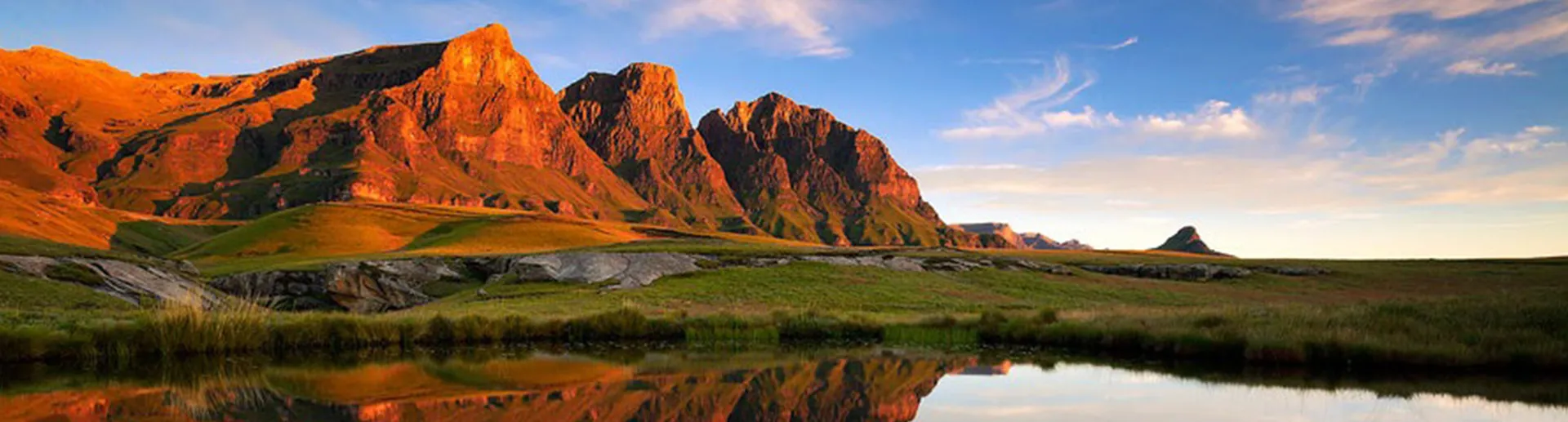 Mountains and beach